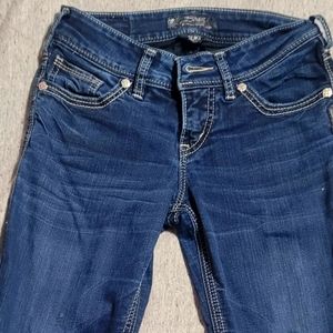 Silver Mid Slim Boot 25x31